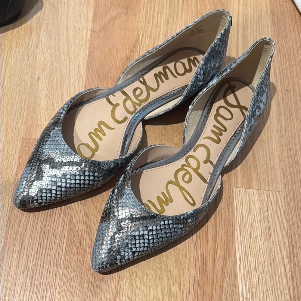 Sam Edelman Snakeskin Pattern Flats